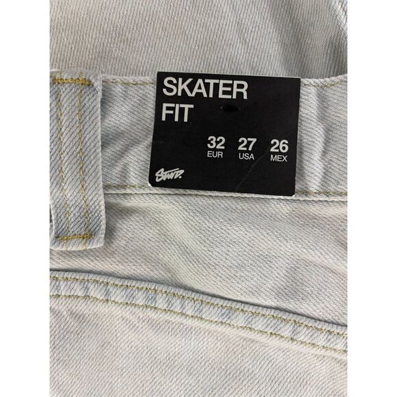 Pull & Bear STWD Mens Jeans EU 32 US 27 Skater Fit Baggy Relaxed 7685/517 NWT - Picture 5 of 10